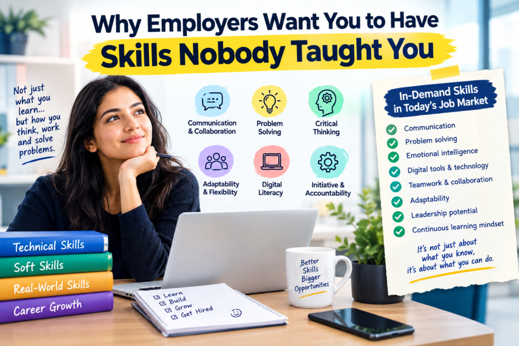 Why Employers Want You to Have Skills Nobody Taught You
