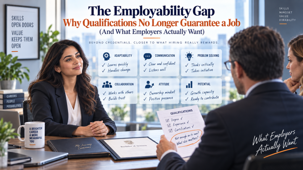 The Employability Gap: Why Qualifications No Longer Guarantee a Job (And What Employers Actually Want)