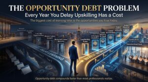 The Opportunity Debt Problem: Every Year You Delay Upskilling Has a Cost